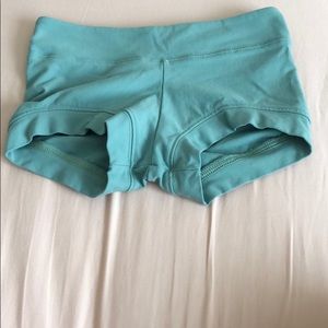 Sea foam colored booty shorts
